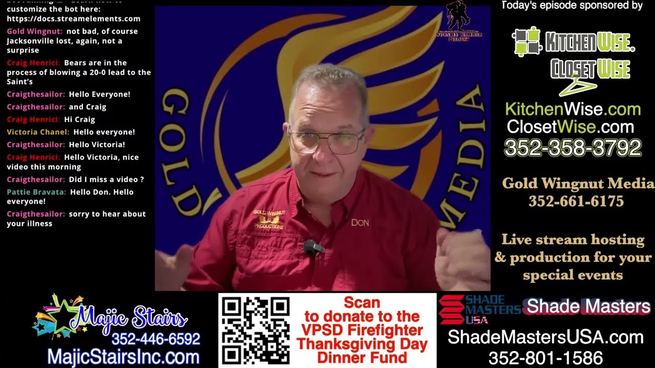 Gold Wingnut Live #86 10/19/2025 at 3:00 PM