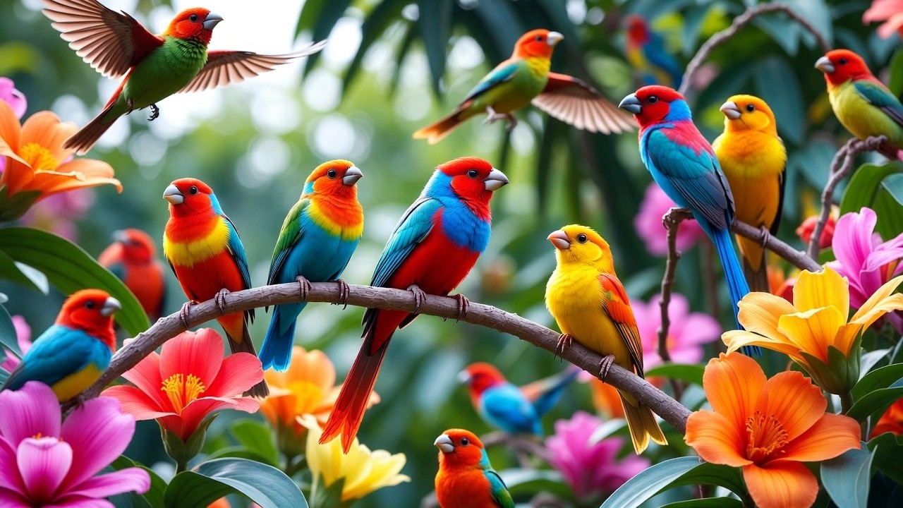 🌿 Peaceful Bird Songs and Soft Piano Music | Calm Nature Sounds for Deep Sleep & Relaxation