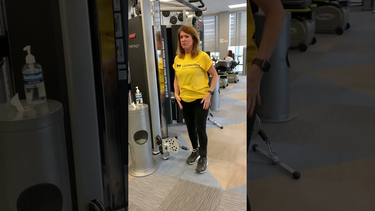 Leg exercises using the Cable machine