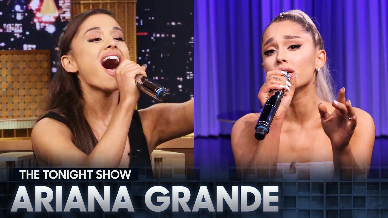 Ariana Grande Plays Wheel of Musical Impressions and Musical Genre Challenge | The Tonight Show