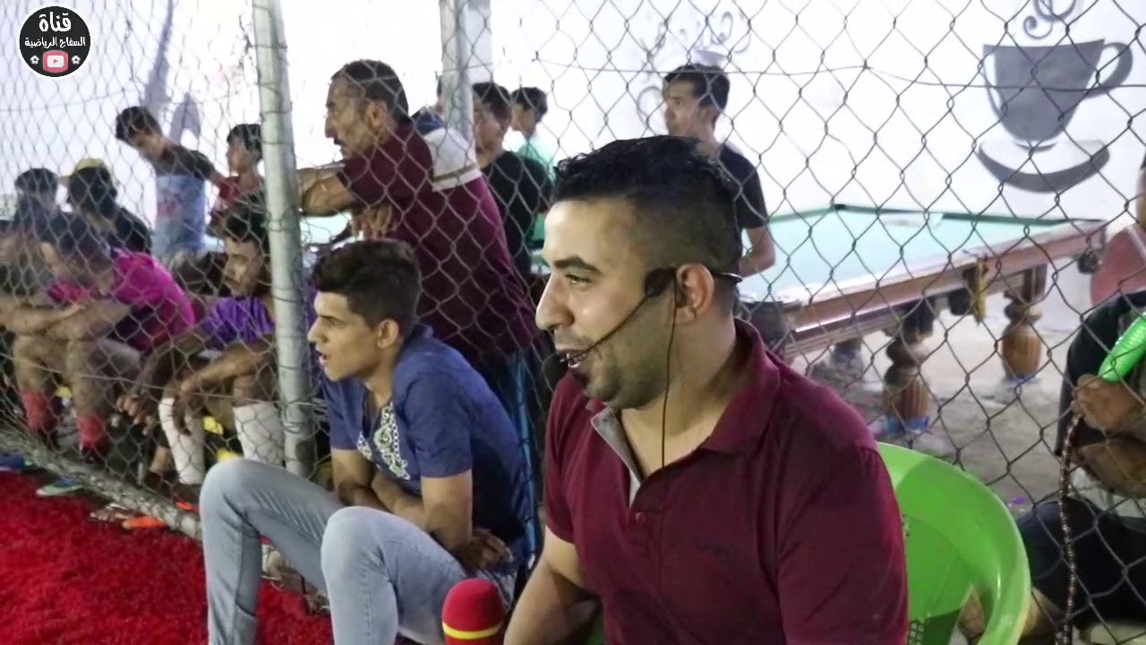 افتتاح بطولة النخبة الكروية ( الموت الأحمر 5 _ 2 النعيرية ) بغداد/ قضاء المدائن ملعب الحشد الشعبي
