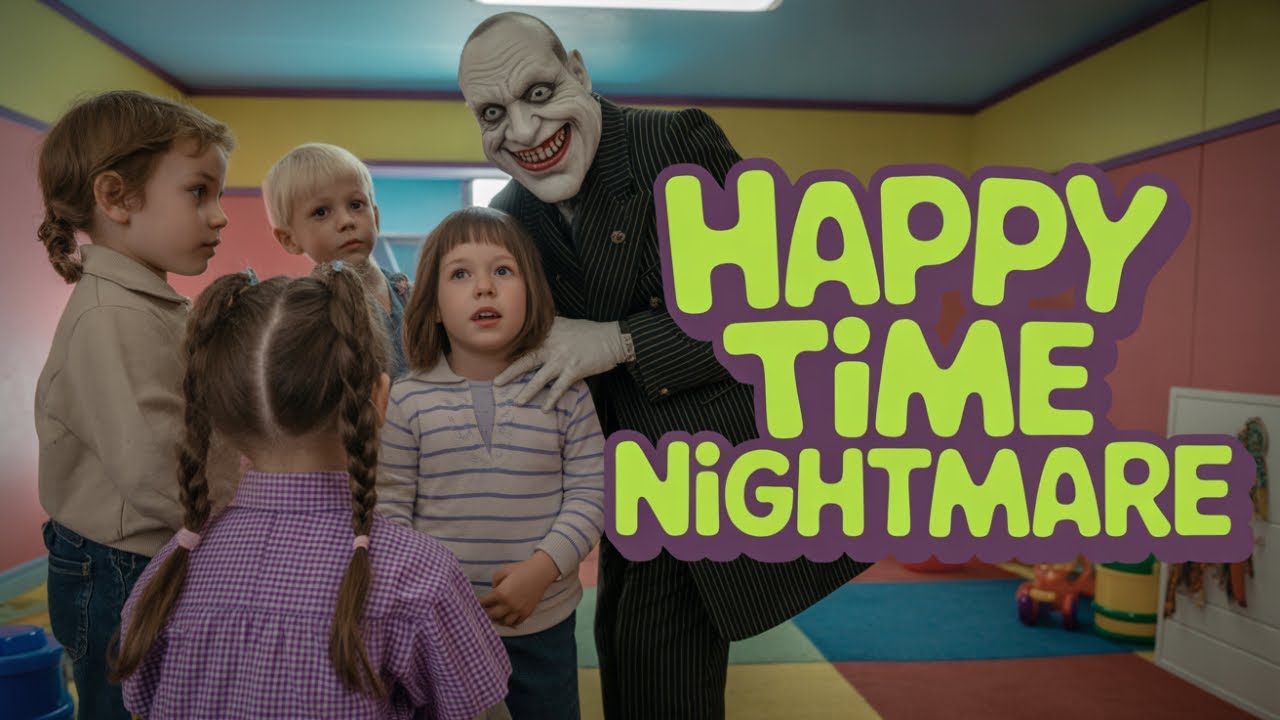 Creepy 1980s children’s TV show “Happy Time Friends with Mister Giggles”