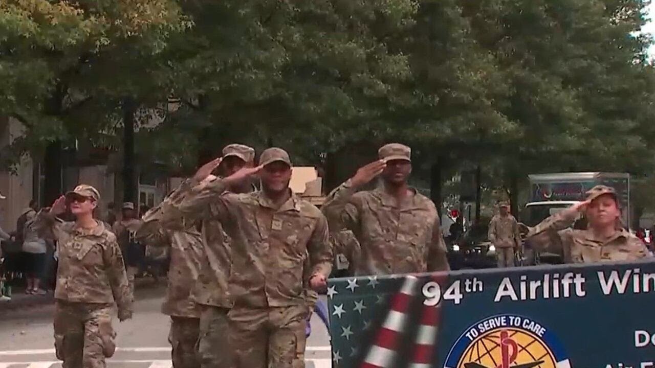 Georgia Veterans Day Parade held in Midtown Atlanta