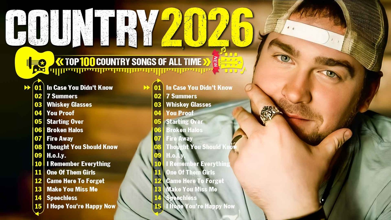New Country Music 2026 🌕 Luke Combs, Morgan Wallen, Kane Brown, Chris Stapleton, Brett Young