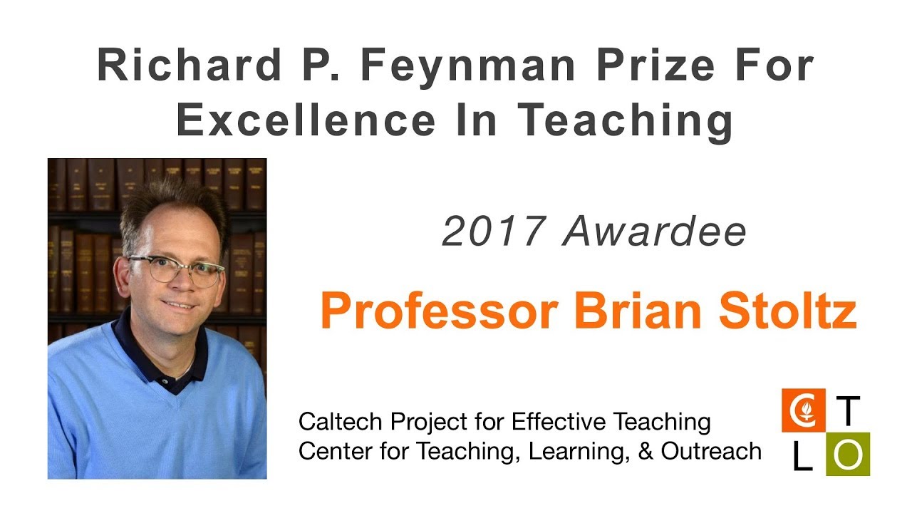 CPET Annual Seminar - 2017 Feynman Prize Winner, B. Stoltz - 2/26/18