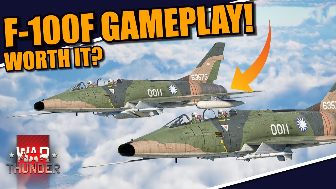 War Thunder - FLYING OUT the F-100F Supersabre CRAFTING EVENT prize! Pretty much THE SAME?
