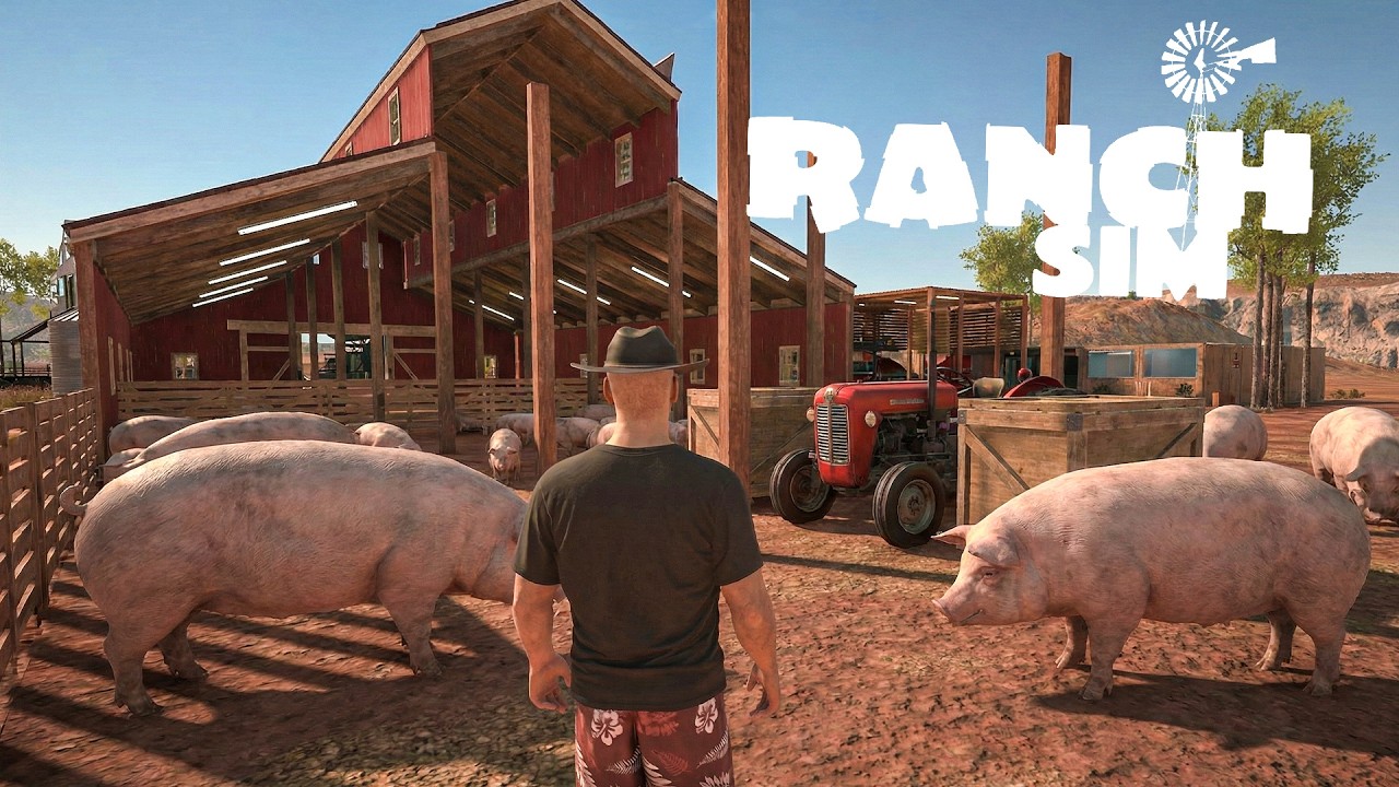NE-AM PORCIT SERIOS! Ranch Simulator Multiplayer