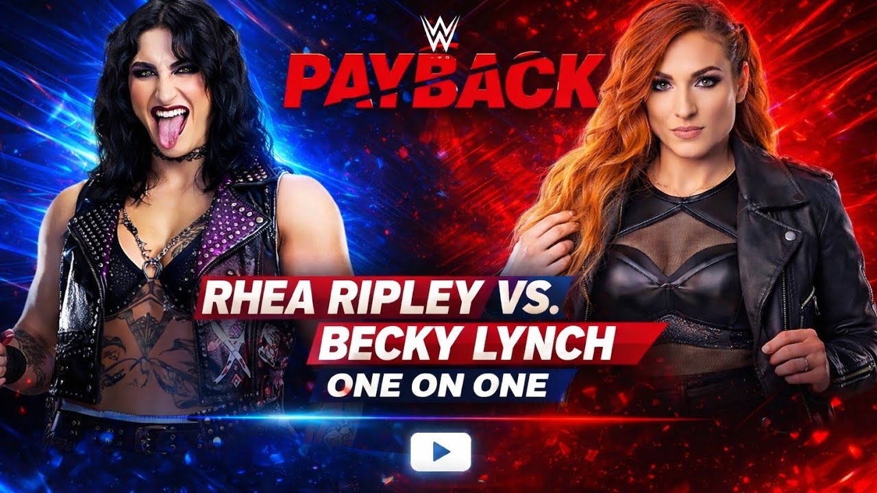 Rhea Ripley vs Becky Lynch 🔥 ONE ON ONE | WWE Payback | WWE 2K25#wwe2k25#RheaRipley#BeckyLynch