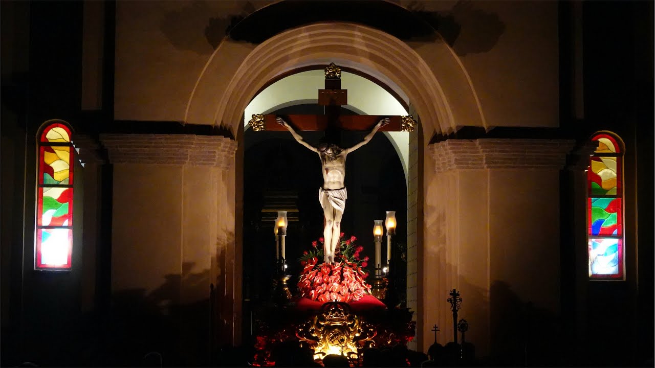 Semana Santa Minera La Unión 2025. Procesión del Santísimo  Cristo de los Mineros. Jueves Santo