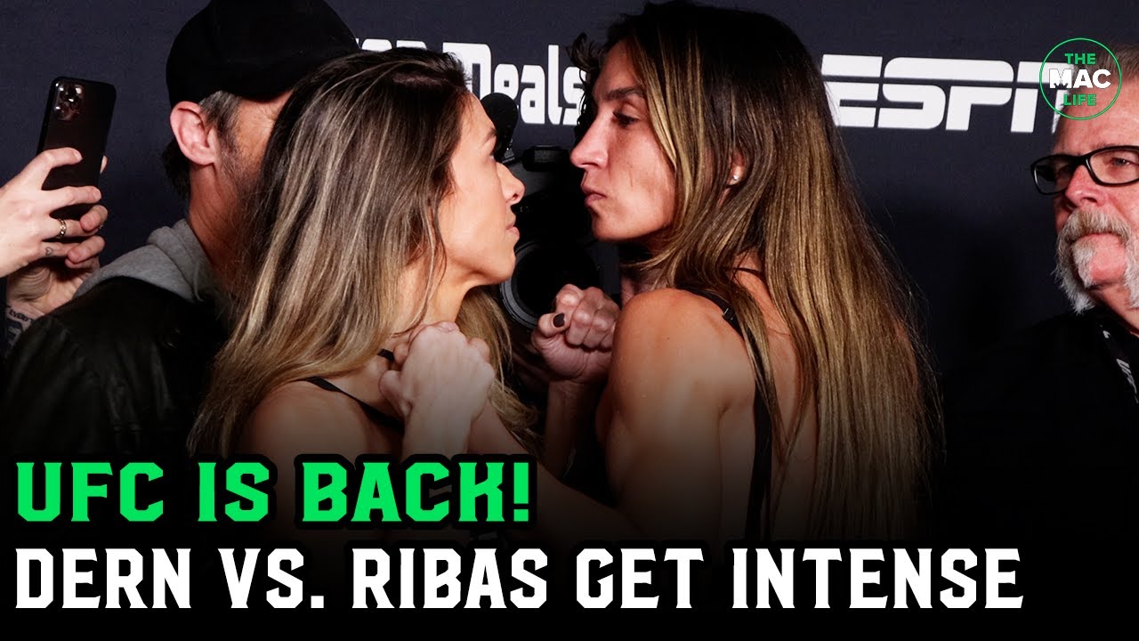 UFC IS BACK: Mackenzie Dern vs. Amanda Ribas Intense Face Off