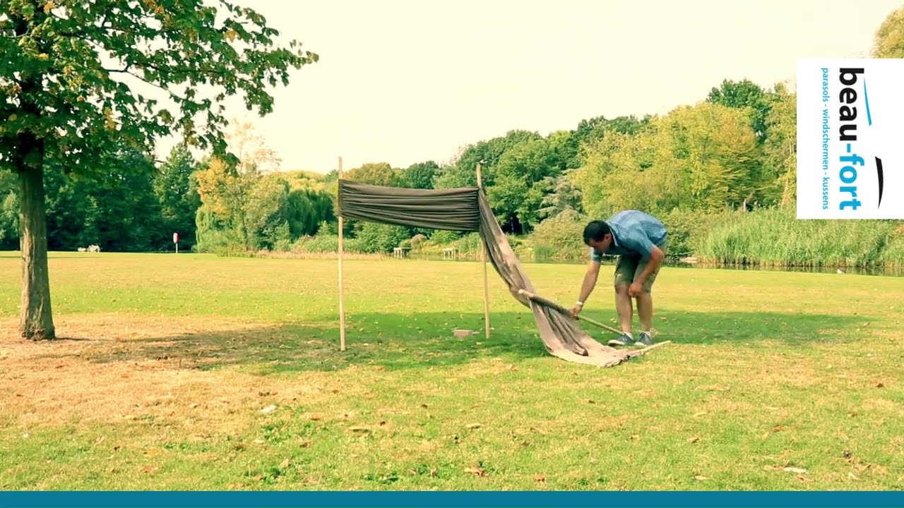 Tuinscherm Beau-Fort met 1 delige stokken