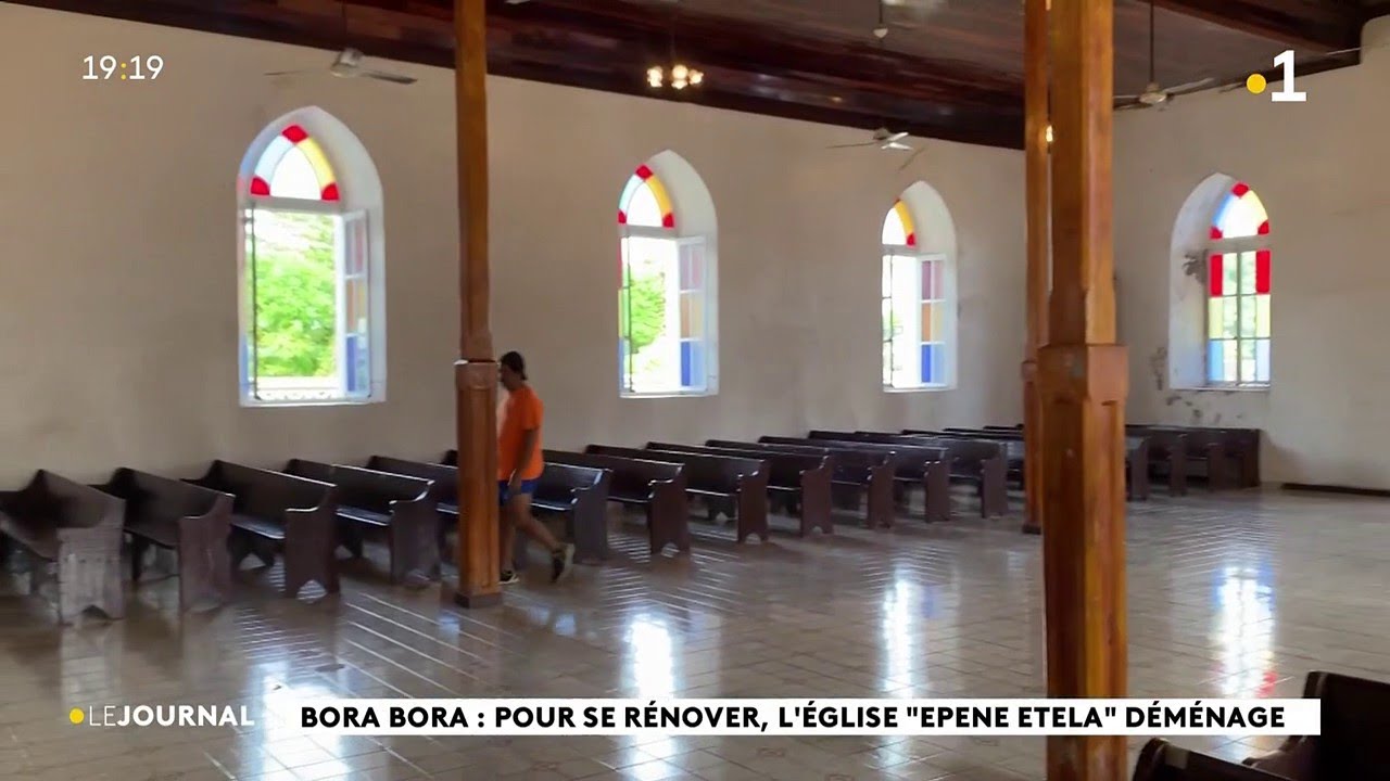 Le temple protestant de Vaitape fait peau neuve
