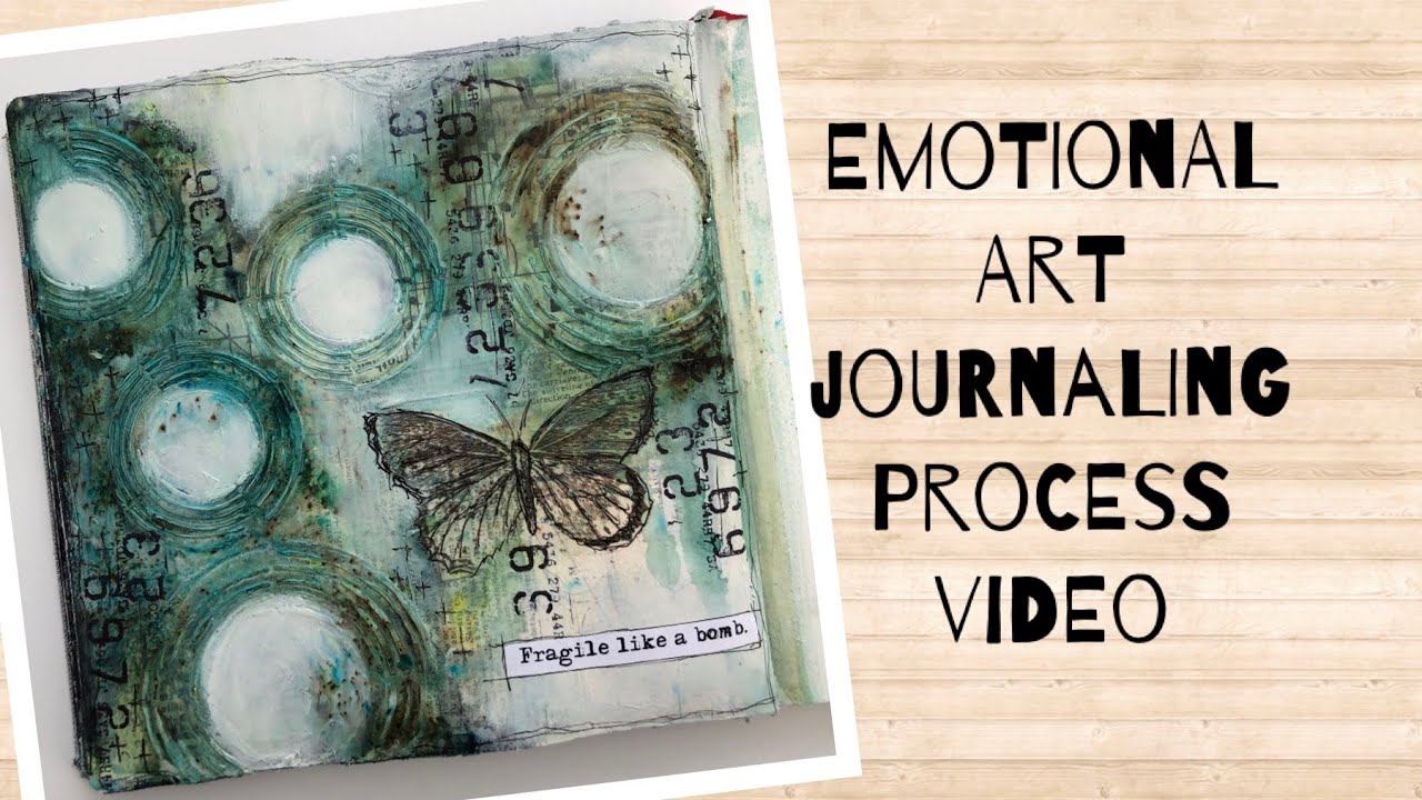 Emotional - Art journaling process video
