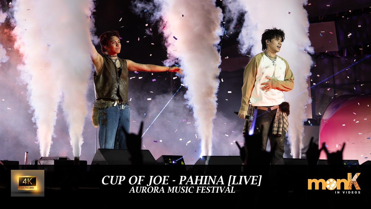 Cup of Joe - Pahina [LIVE][4K][FANCAM][AURORA MUSIC FESTIVAL]