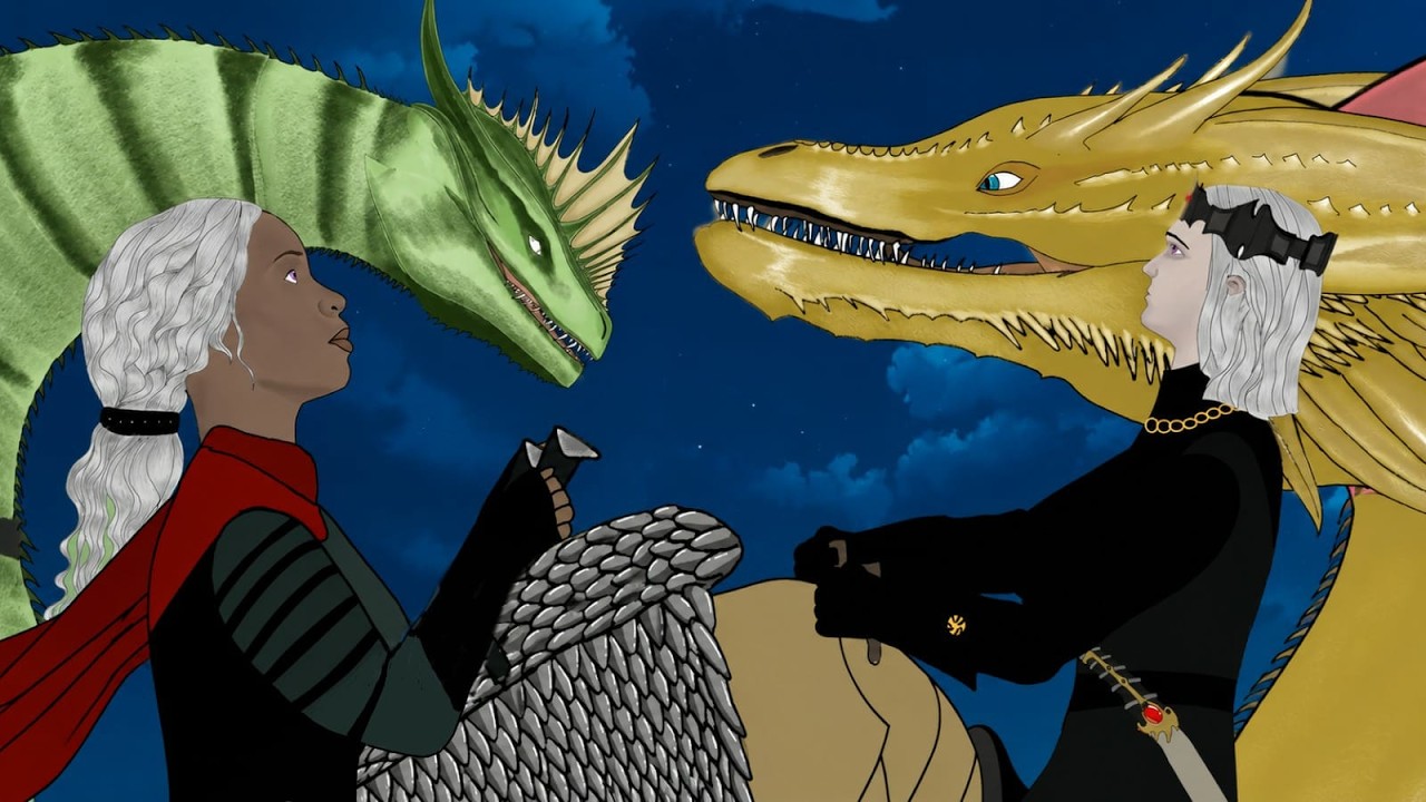 Sunfyre vs Moondancer | House of the Dragon  | Fan-Made Animation