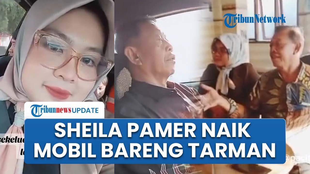Potret Sheila Gadis Pacitan Pamer Naik Mobil Bareng Mbah Tarman saat Polemik Cek Rp 3 M Belum Beres