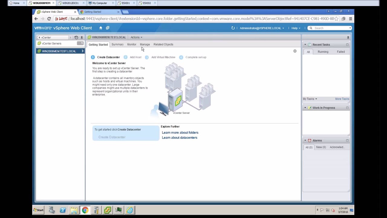 Provide access to Active Directory users on vCenter Server
