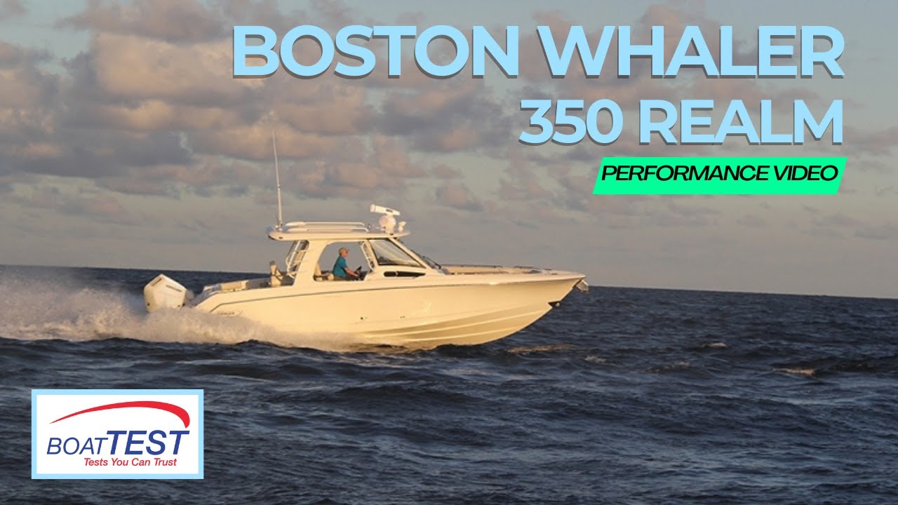 Boston Whaler 350 Realm (2018) Test Video by BoatTEST.com