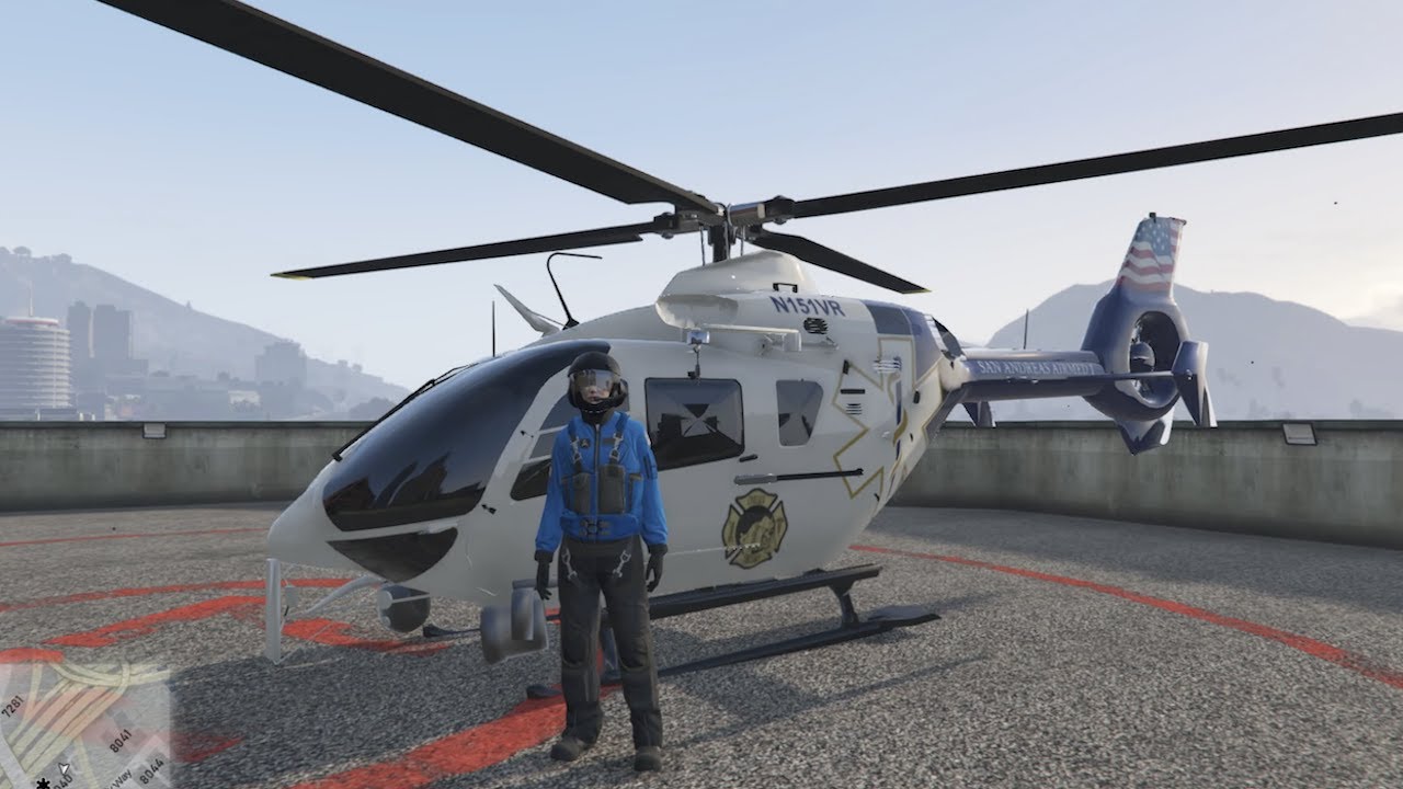 GTA 5 Roleplay- 1st Helicopter AirMed Rescue- SA’F 42