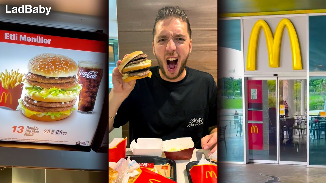 Trying the epic secret Turkish McDonald’s Menu! 🤯🍟