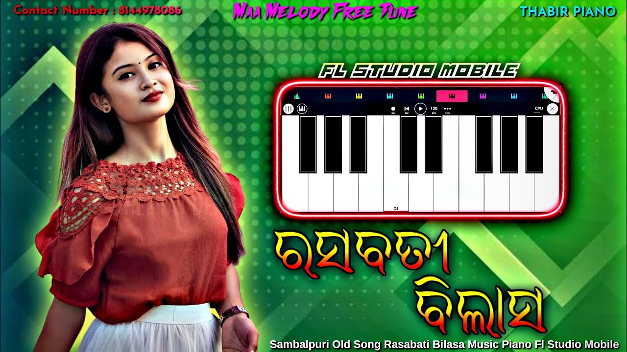 Rasabati Bilasa Old Sambalpuri Song Piano 🎹 Fl Studio Mobile Piano #video #flstudiomobile #odiasong