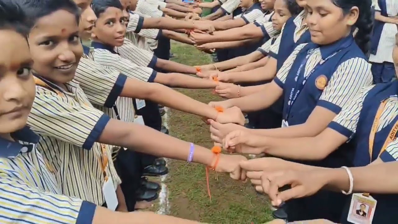 ADITYA SCHOOL KAMANAGARUVU | HIGH SCHOOL |  RAKSHABANDHAN CELEBRATIONS
