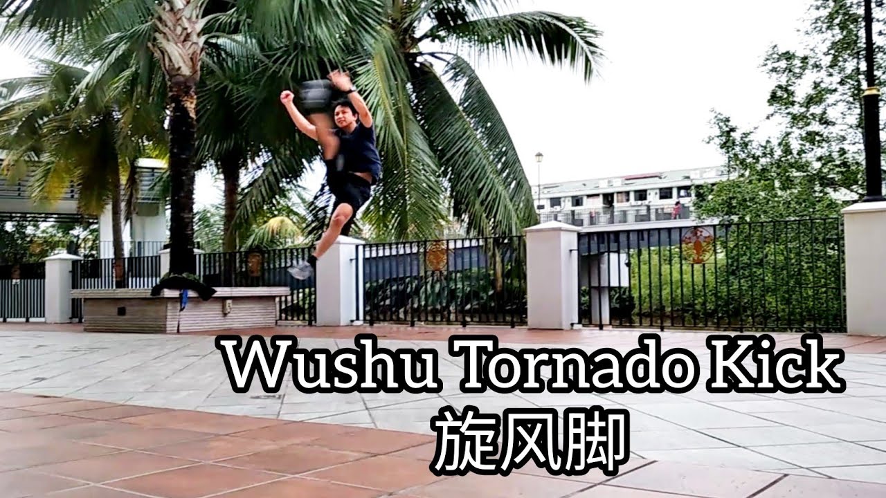 Wushu Tornado Kick Progression - How to do Wushu Tornado Kick