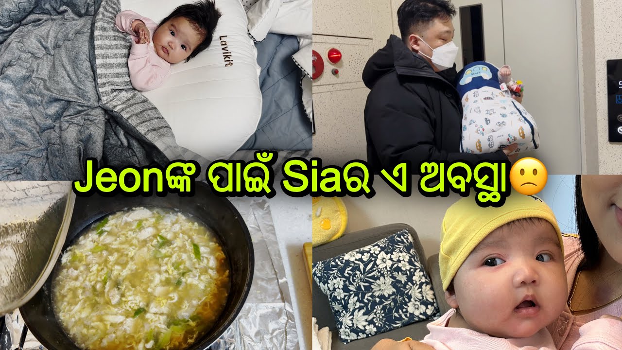 Jeonଙ୍କ ପାଇଁ Siaର ଏ ଅବସ୍ଥା ହେଲା🙁@Jeon_n_Mona_family_in_korea 