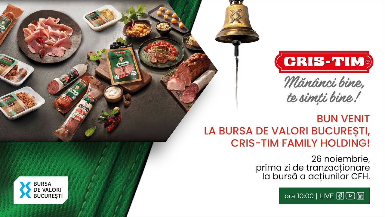 Cris-Tim Family Holding debuteaza la Bursa de Valori Bucuresti