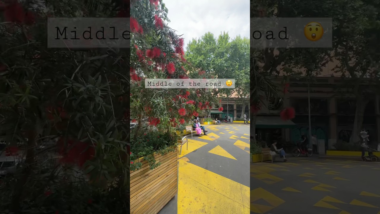 Many roads in Barcelona are closed to traffic and made pedestrian ways #shorts #barcelona