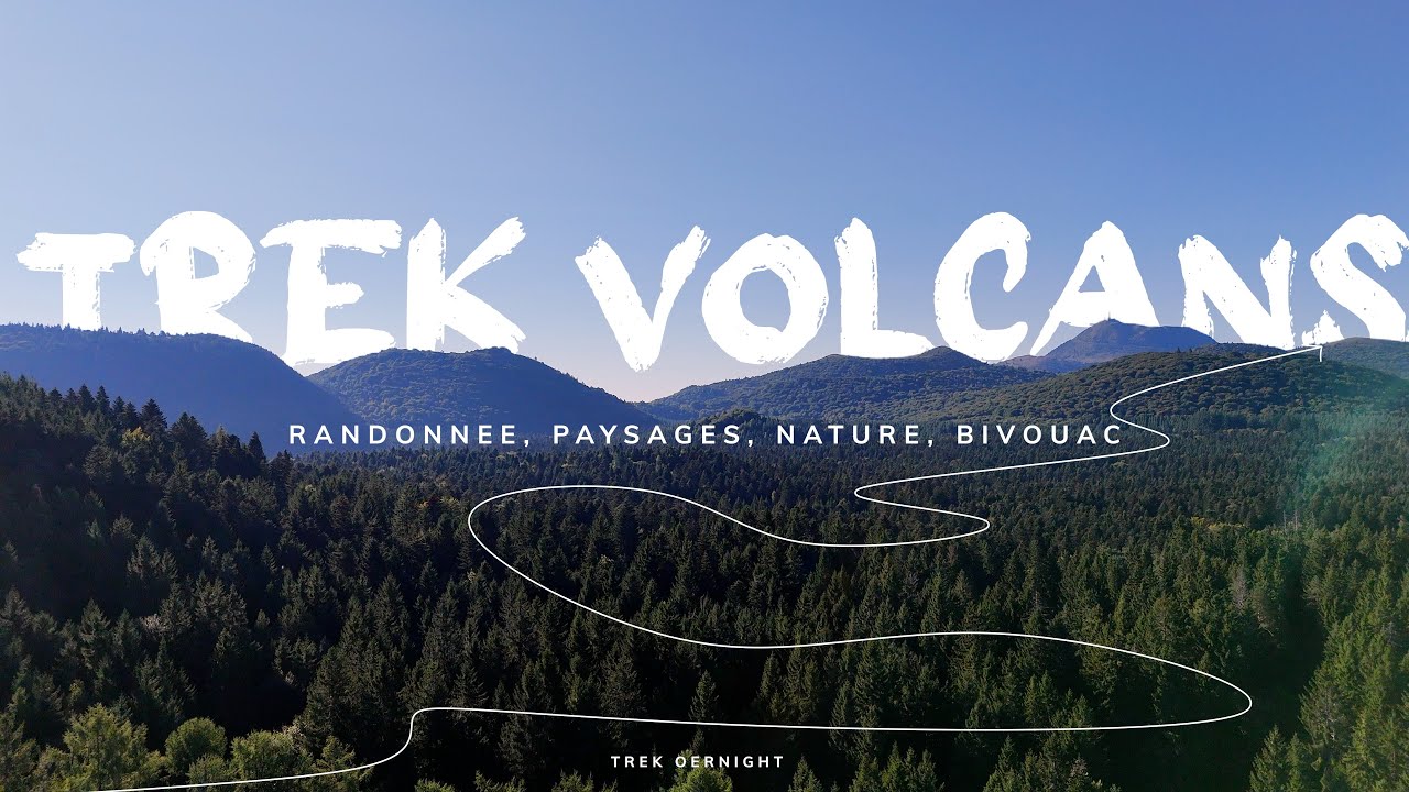 Je pars faire le tour des volcans avec un bivouac au dessus de Clermont-Ferrand.