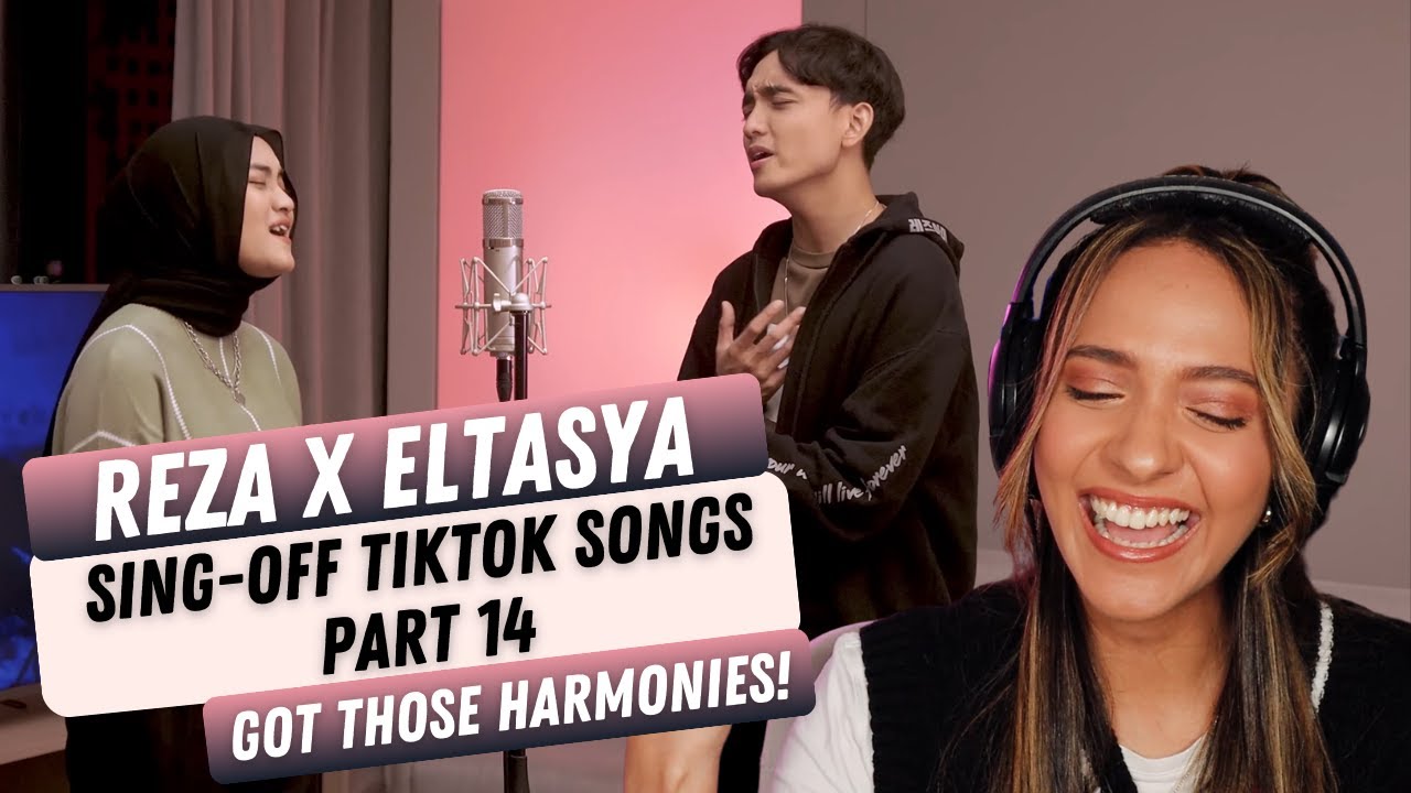 Reza vs Eltasya SING-OFF TIKTOK SONGS PART 14 | REACTION!!