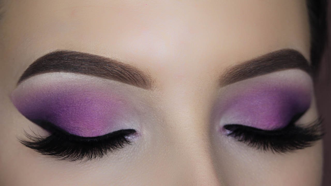 Smokey Purple Eye Makeup Tutorial (Matte)