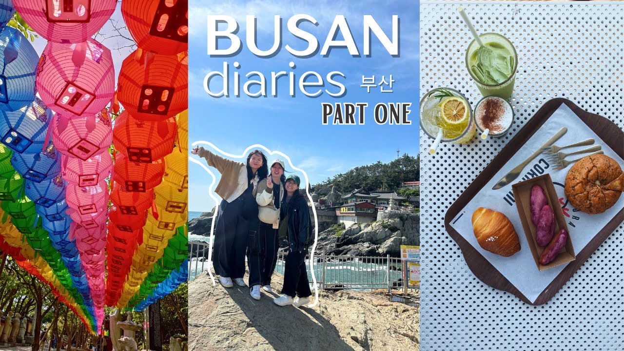 busan diaries travel vlog 🌊 | part 1: sky capsule, haedong yonggungsa temple, lotte world
