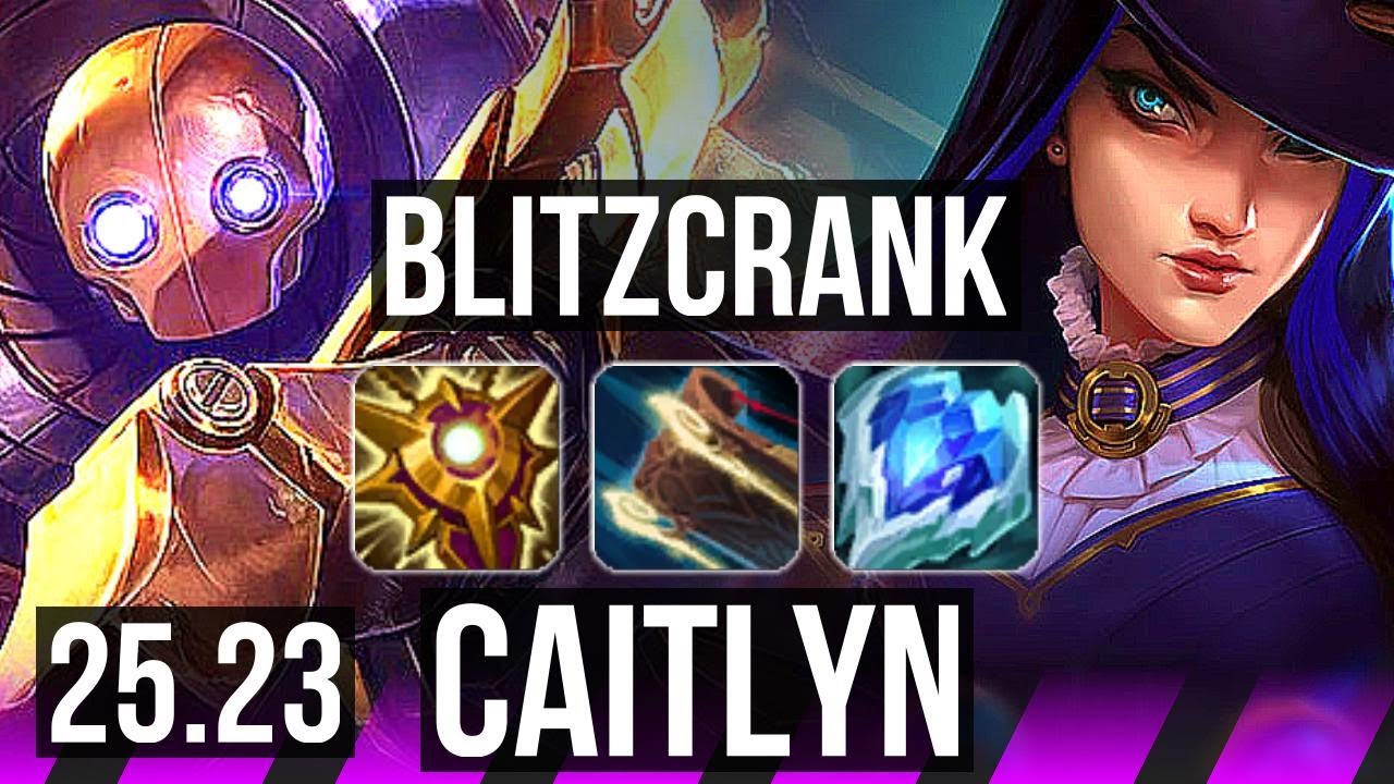 BLITZCRANK & Miss Fortune vs CAITLYN & Ashe (SUP) | KR Master | 25.23