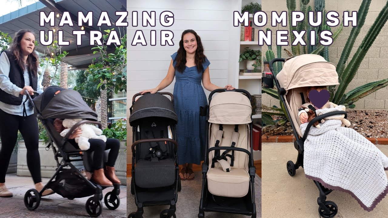 Mompush Nexis против Mamazing Ultra Air | Бюджетные коляски для путешествий, которые помещаются н...