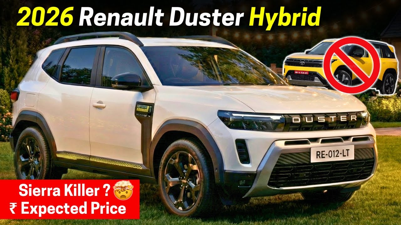 2026 Renault Duster Hybrid - Better than Tata Sierra ? | Expected Price and Features Reveal