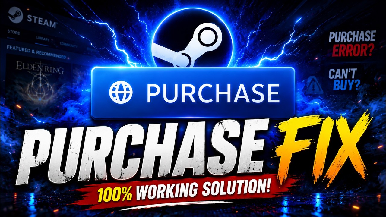 Steam Purchase Button Fix (2026) | Purchase Not Working? 100% Working Solution!#Gaming #PCGaming