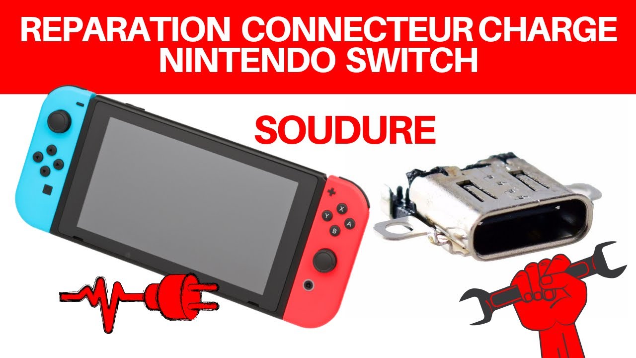 ремонт разъема зарядки Nintendo Switch