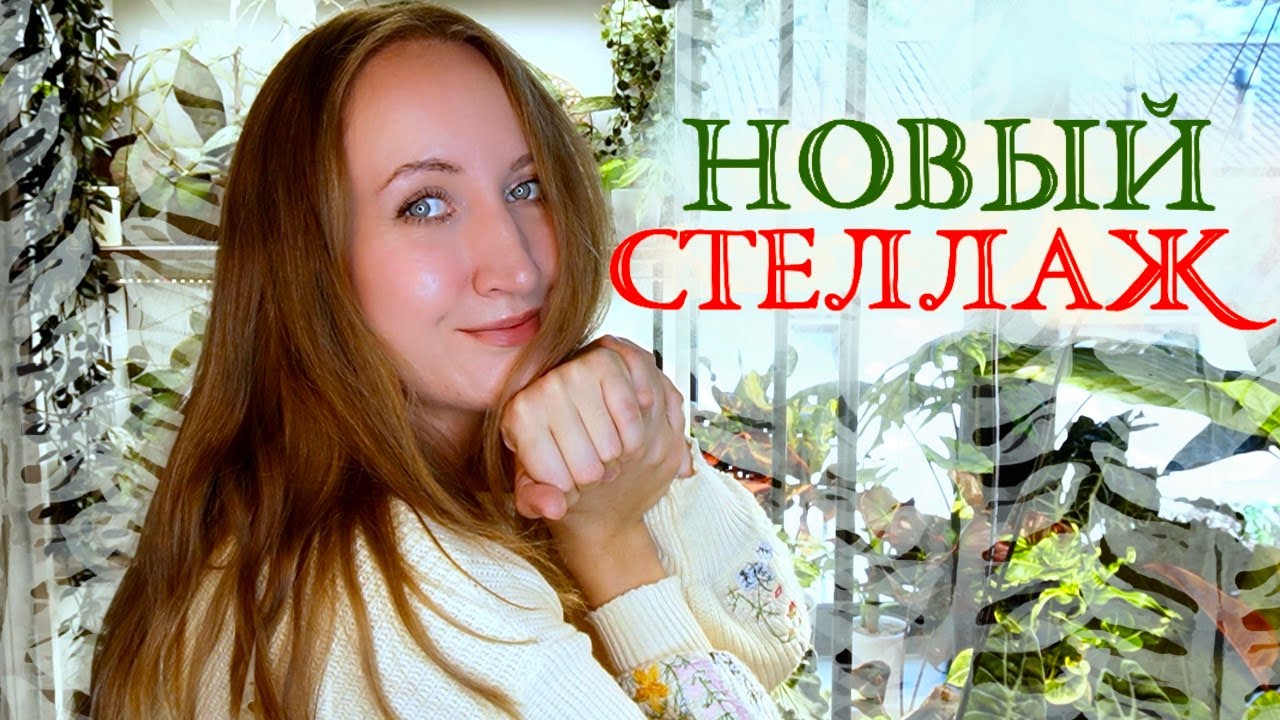 Новый СТЕЛЛАЖ для растений: переделываю большую зону 💚Часть 1