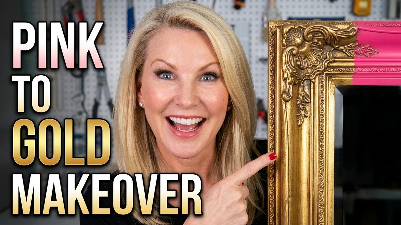 $25 Old Mirror Frame Paint Update: 3 Easy Steps