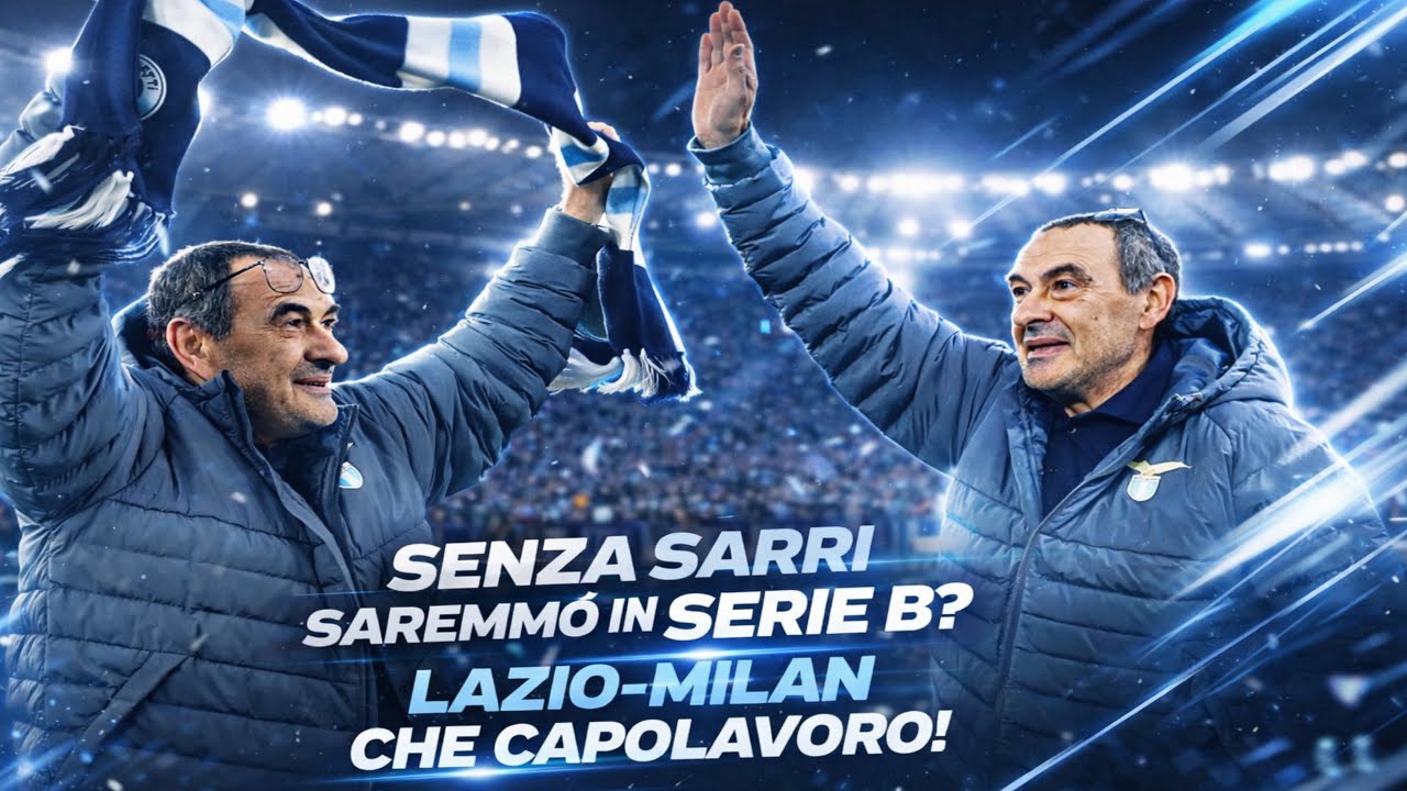 SENZA SARRI la LAZIO è da SERIE B? LAZIO-MILAN è stato il CAPOLAVORO del MISTER
