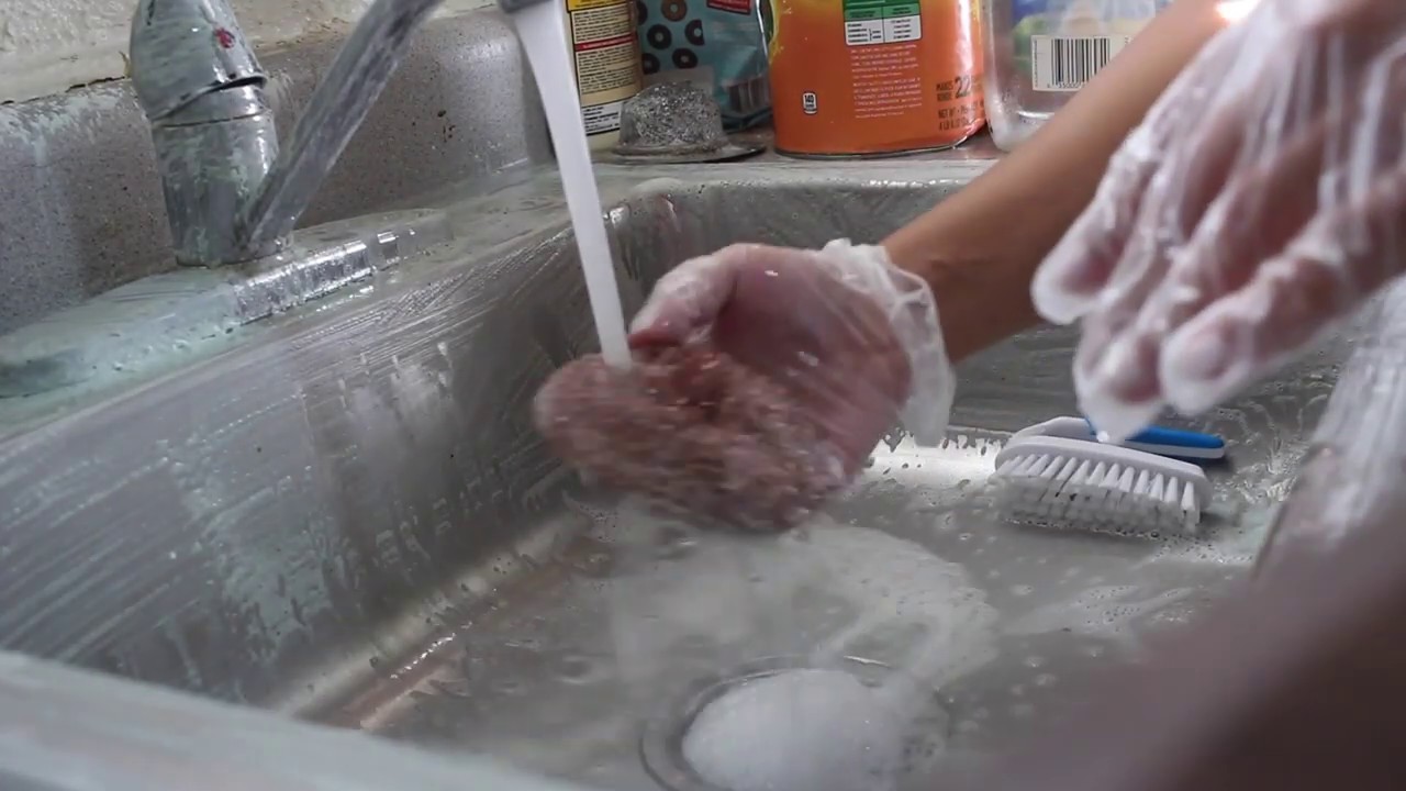 Cleaning/Scrubbing DISGUSTING dirty sink!!! [Part 2]