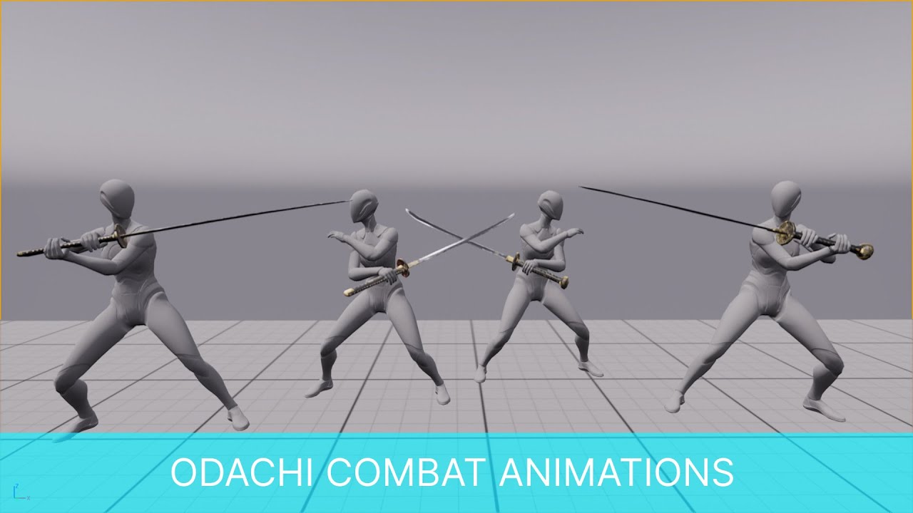 Odachi Combat Animations For Unity