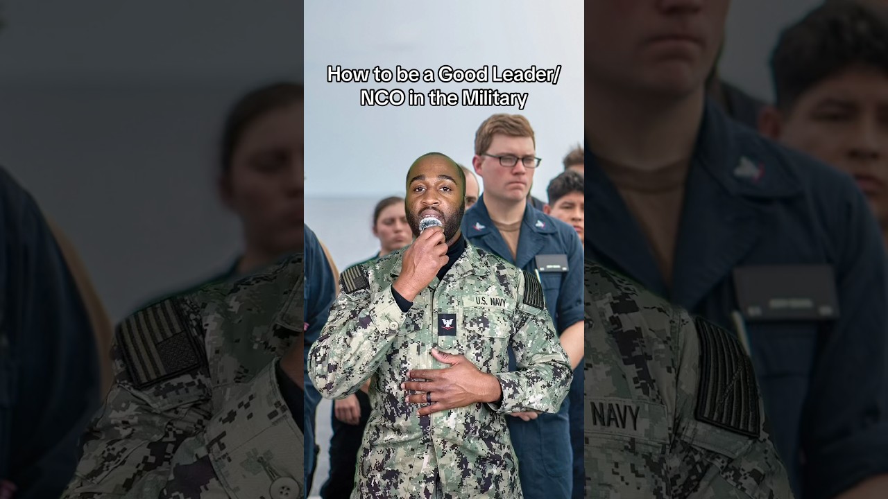How to be a &ldquo;good&rdquo; leader/NCO in the military 🤣 #military #miltok #navy #army #airforce #marines