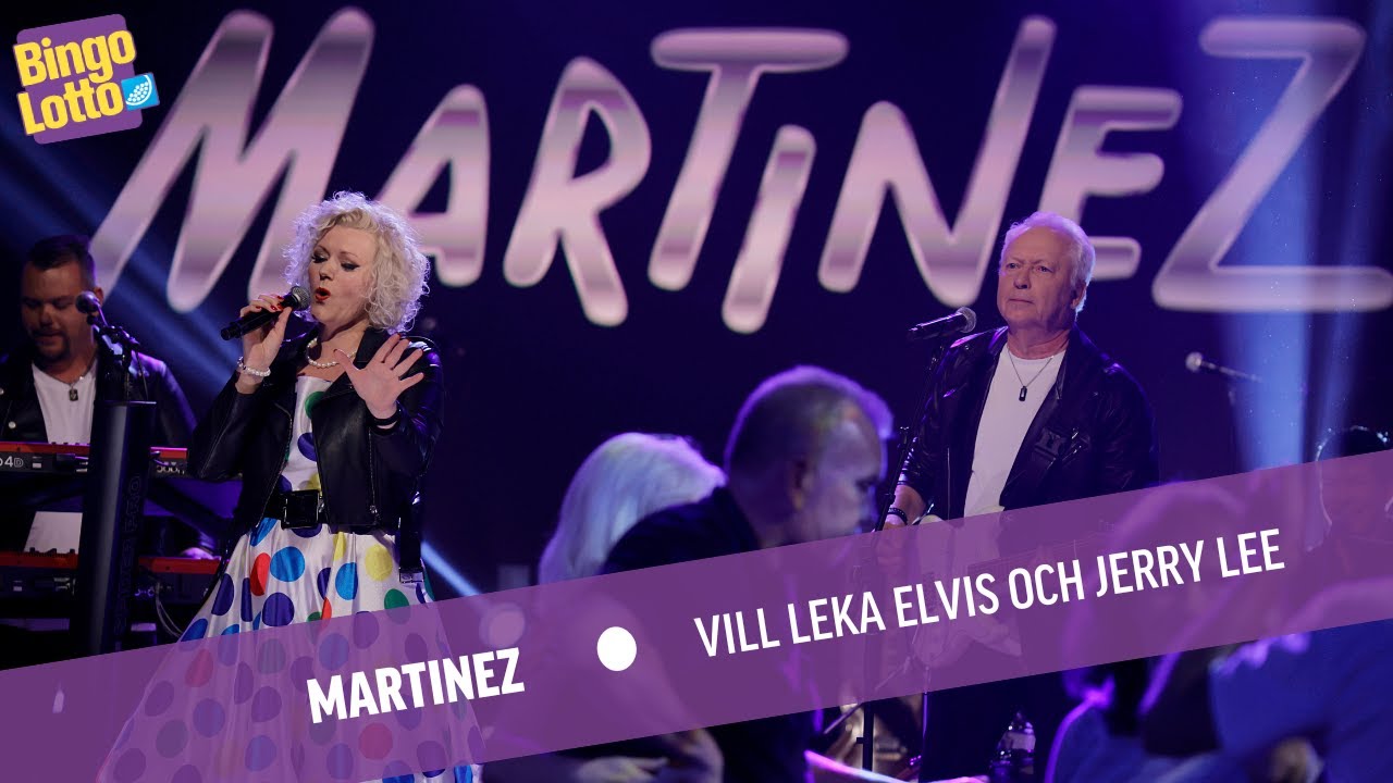 Martinez - Vill leka Elvis och Jerry Lee - Live i BingoLotto