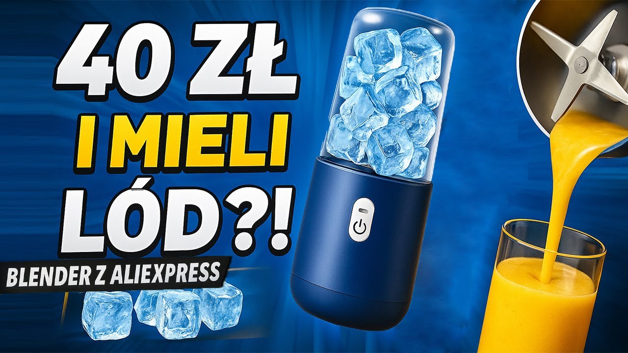 Blender za 40 zł z AliExpress &ndash; HIT czy SYF? (SPOILER: HIT) - Test LowcyChin.pl