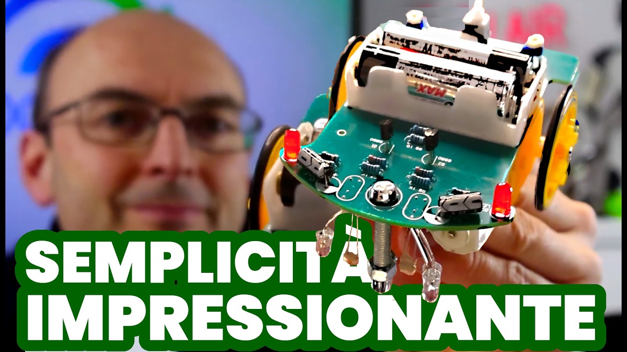 Robot seguilinea  🧠  senza cervello! [TUTORIAL DI SALDATURA]