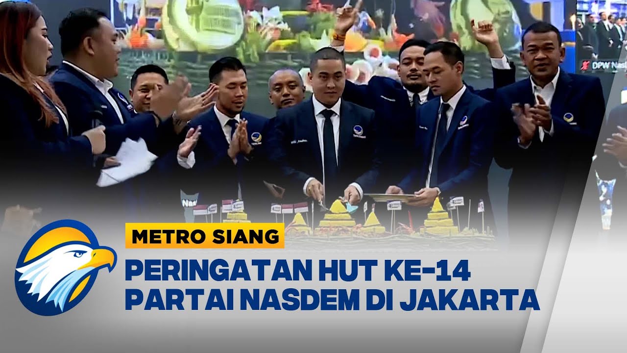 Kemeriahan Peringatan HUT ke 14 Partai NasDem di Jakarta - [Metro Siang]