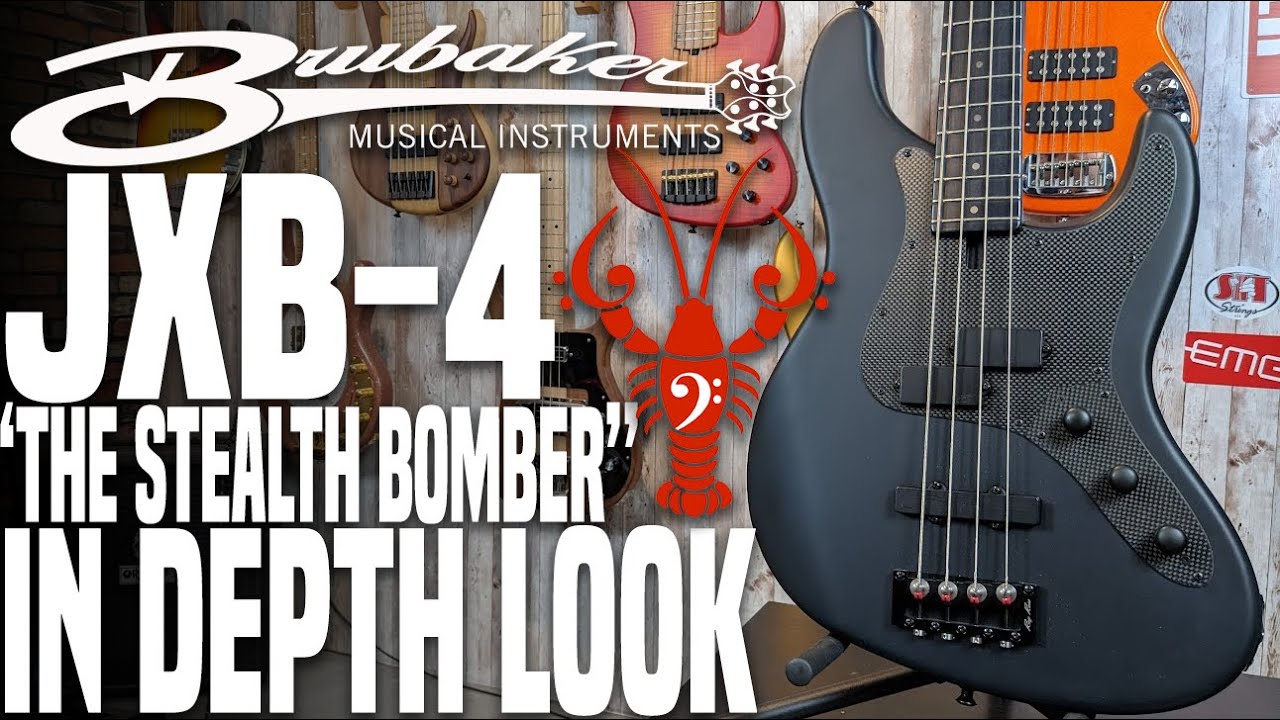 Гитары Brubaker JXB-4 &laquo;The Stealth Bomber&raquo; &mdash; бас будущего! &mdash; LowEndLobster Fresh Look